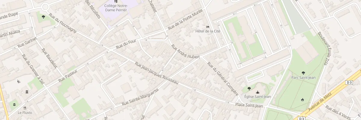 Plan du 16 Rue André Hubert à Châlons-en-Champagne