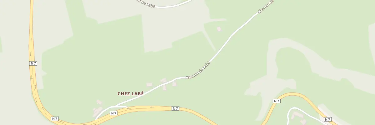 Plan du 5250 Le Cret Jacob à Joux
