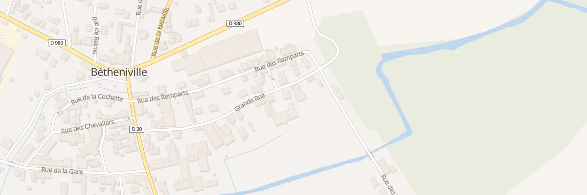 Plan du 18 Grande Rue à Bétheniville