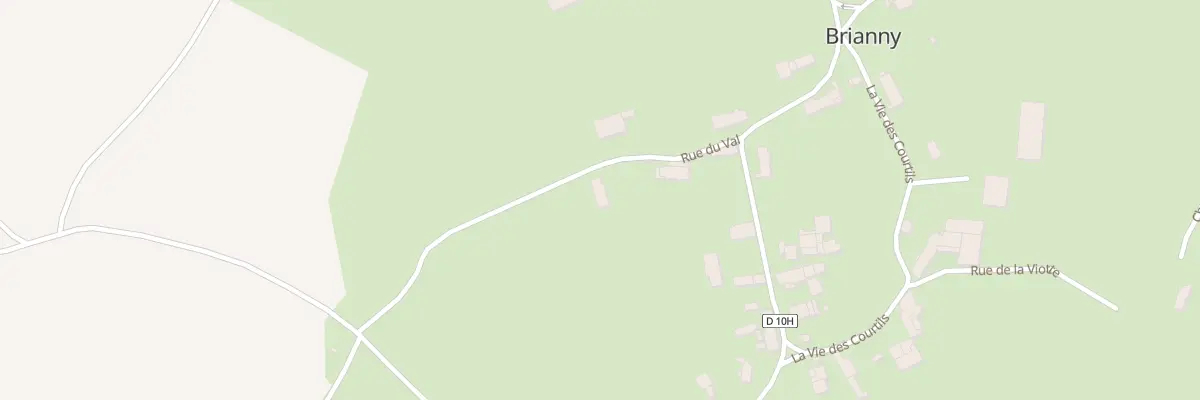 Plan du 5 Rue du Val à Brianny