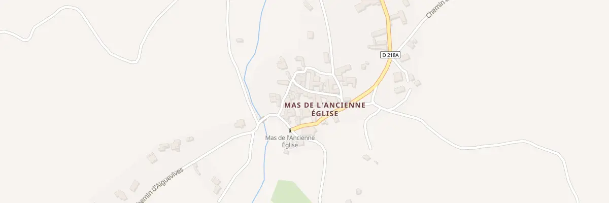 Plan du 5077 Mas de l’Ancienne Eglise à Belvézet