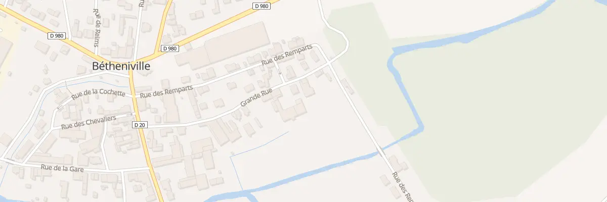 Plan du 18 Gr Grande Rue à Bétheniville