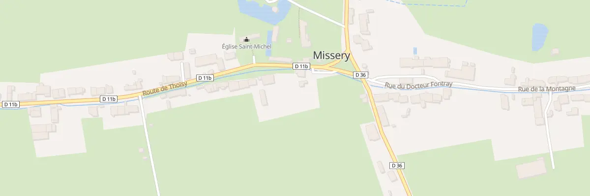 Plan du 1 Rte de Thoisy (missery) à Missery