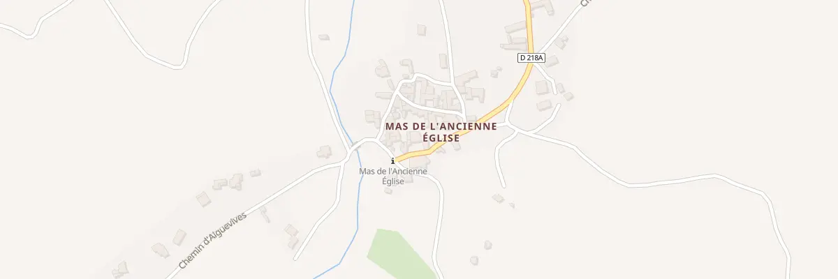 Plan du 5068 Mas de l’Ancienne Eglise à Belvézet