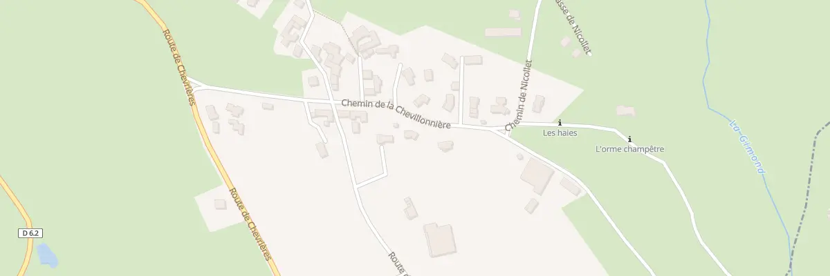Plan du 100 Che de la Chevillonnière à Saint-Médard-en-Forez
