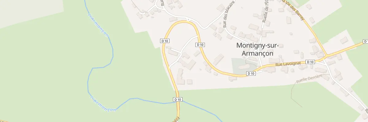 Plan du 9003 Rue du Pont à Montigny-sur-Armançon