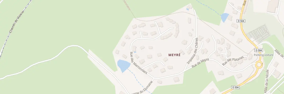 Plan du 10 Rue des Marronniers à Cublize