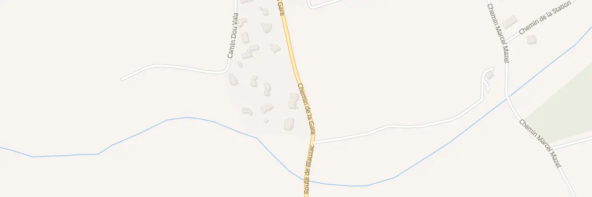 Plan du 374 Rte de Blauzac à Arpaillargues-et-Aureillac