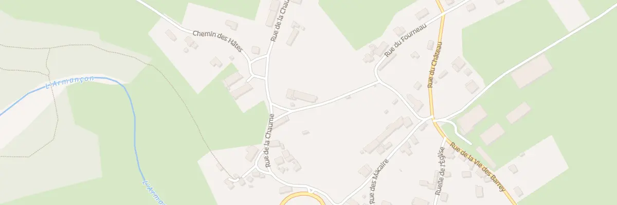 Plan du 2 Rue de la Fontaine Saint- Marc à Montigny-sur-Armançon