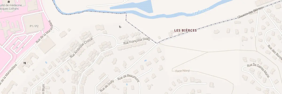 Plan de Charpenet à Saint-Priest-en-Jarez