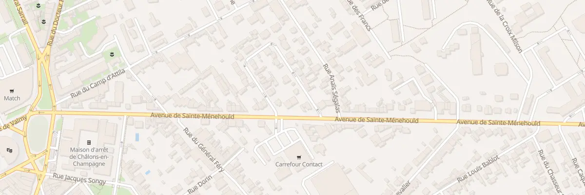 Plan du 53B Av de Sainte-Ménehould à Châlons-en-Champagne