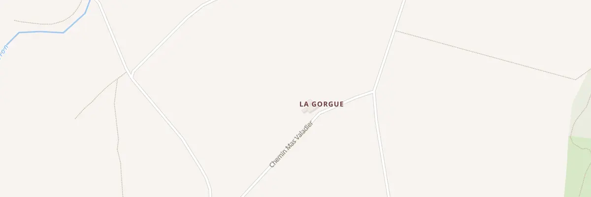 Plan du 5099 La Gorgue à Lussan