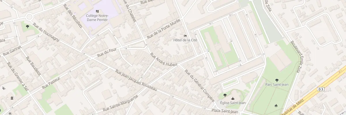Plan du 25 Rue André Hubert à Châlons-en-Champagne