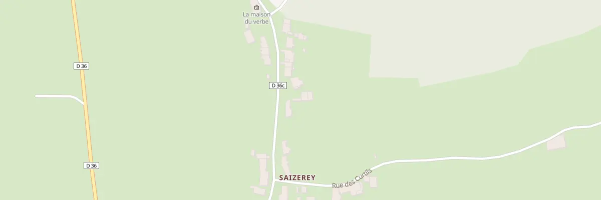 Plan du 8 Grande Rue (Saisserey) à Missery