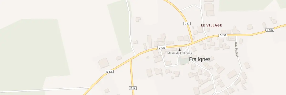 Plan du 10 Rte de la Foret à Fralignes