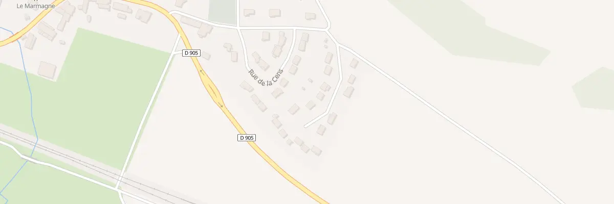 Plan du 10 Rue des Vignes à Marmagne