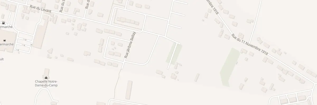 Plan du 5 Rue du 8ie Regiment de Zouaves à Mourmelon-le-Grand
