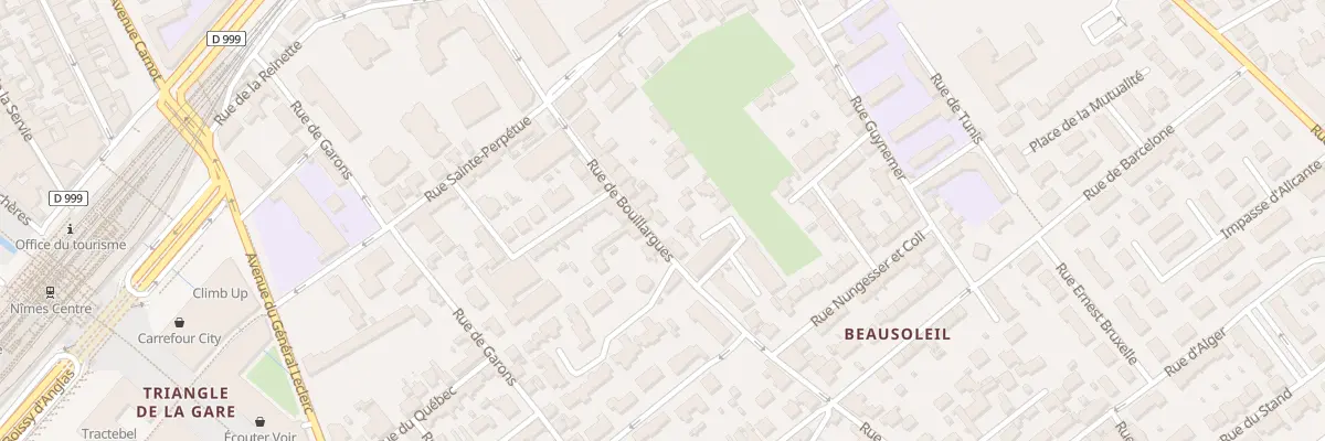 Plan du 351 Rue de Bouillargues à Nîmes