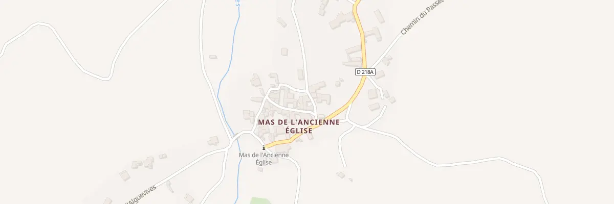 Plan du 5061 Mas de l’Ancienne Eglise à Belvézet