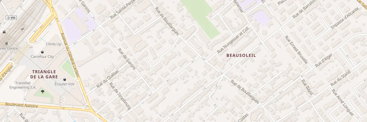 Plan du 33 Rue de Genève à Nîmes