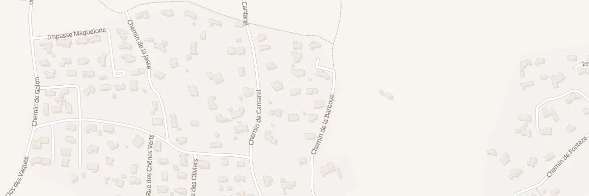 Plan du 5343 Che de la Barboye à Arpaillargues-et-Aureillac