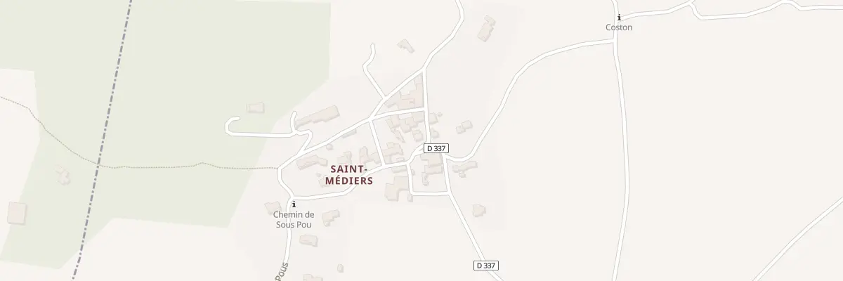 Plan du 5251 Saint Mediers à Montaren-et-Saint-Médiers