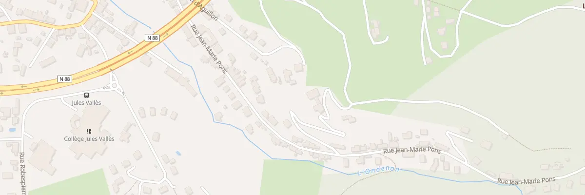 Plan du 18 Che d’Aguillon à La Ricamarie