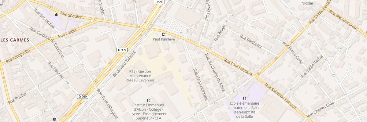 Plan du 2A Rue Henri Poincaré à Nîmes