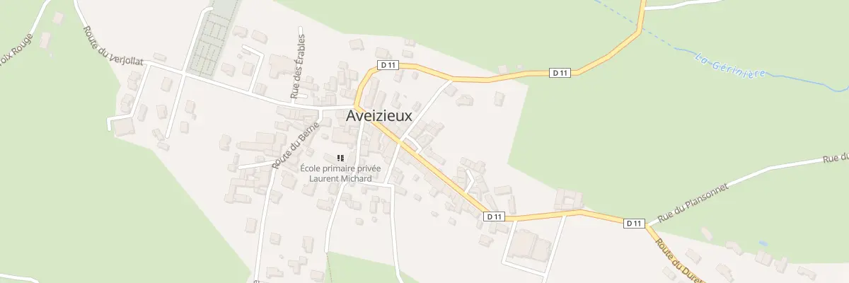Plan du 5031 Le Bourg à Aveizieux