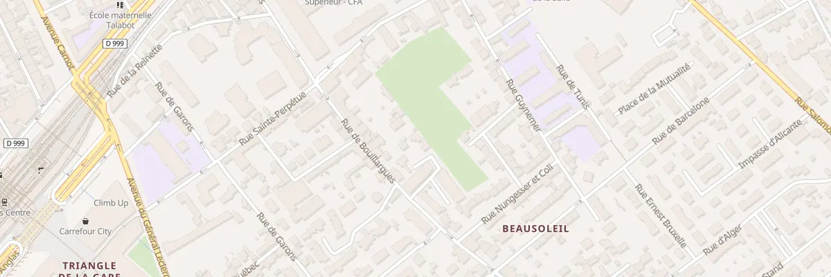 Plan du 355 Rue de Bouillargues à Nîmes