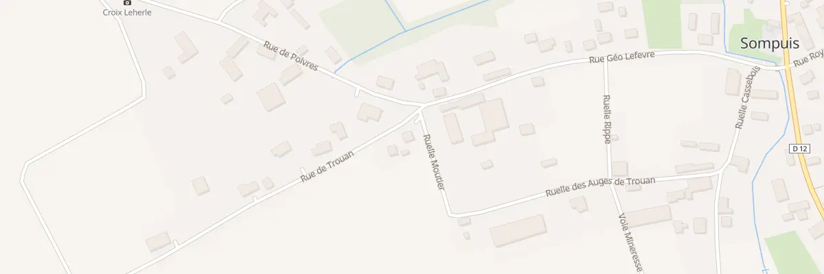 Plan du 1 Rue de Trouan à Sompuis