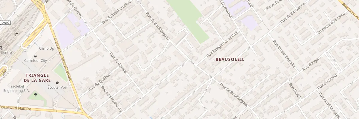 Plan du 440 Rue de Bouillargues à Nîmes