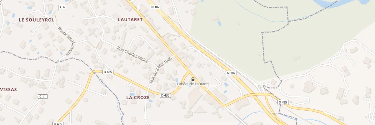 Plan du 203 Rte Nationale à Labégude