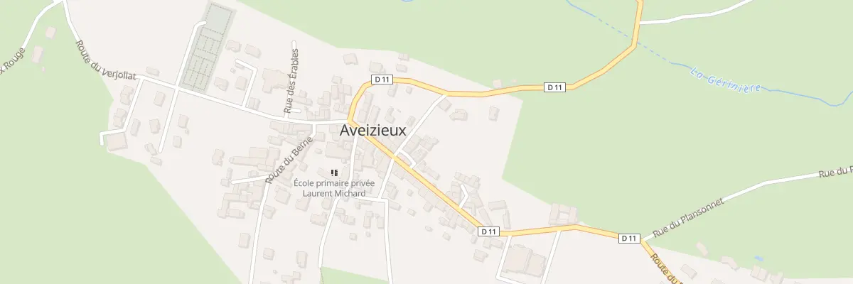Plan du 4 Pass du Puits à Aveizieux