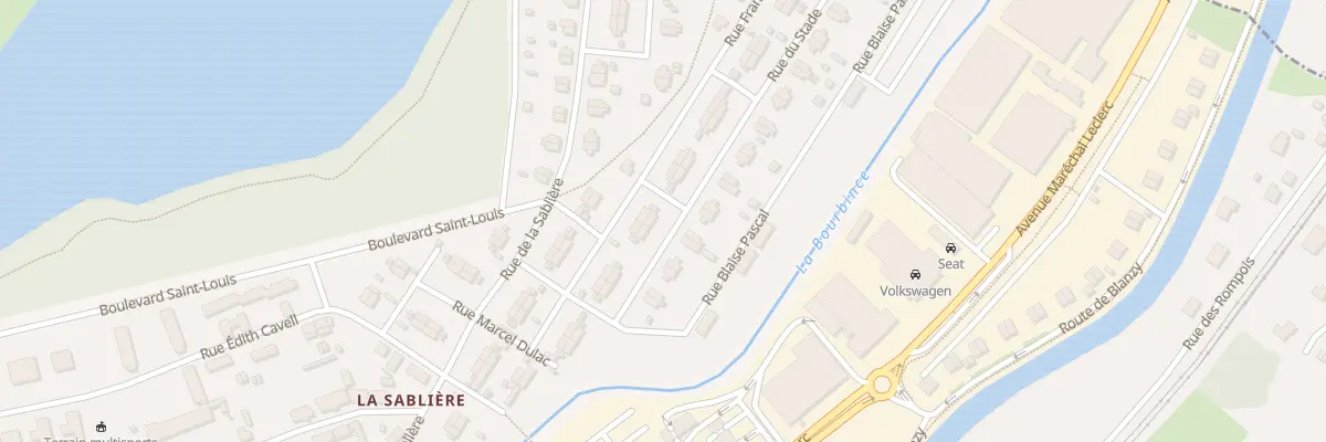 Plan du 22 Rue du Stade à Montceau-les-Mines