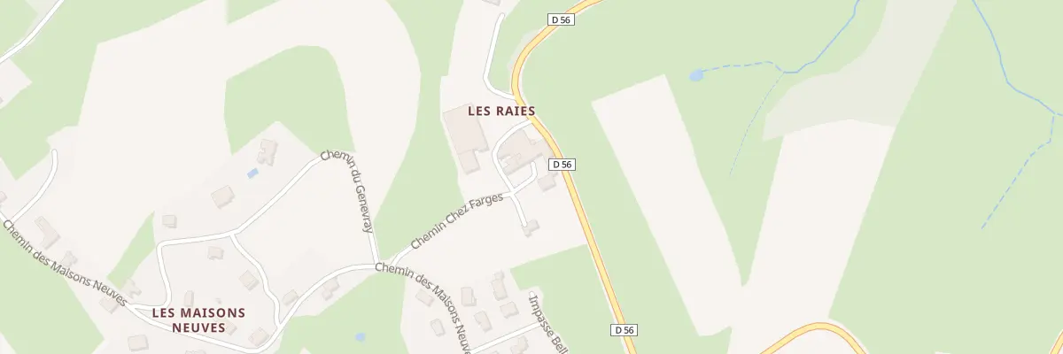 Plan du 5144 Les Raies à Ronno