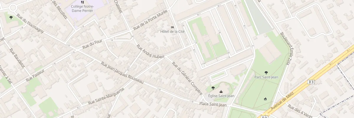 Plan du 27 Rue du Général Compère à Châlons-en-Champagne