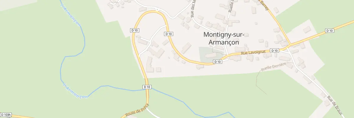 Plan du 5021 Le Village à Montigny-sur-Armançon