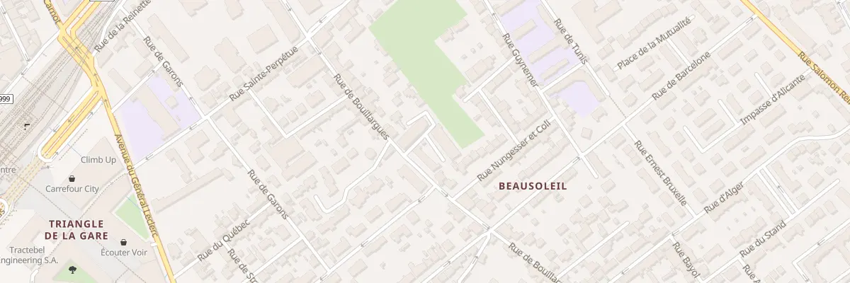 Plan du 411 Rue de Bouillargues à Nîmes