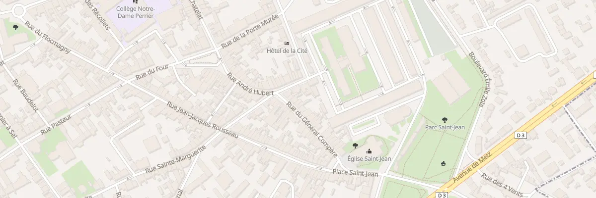 Plan du 29 Rue du Général Compère à Châlons-en-Champagne