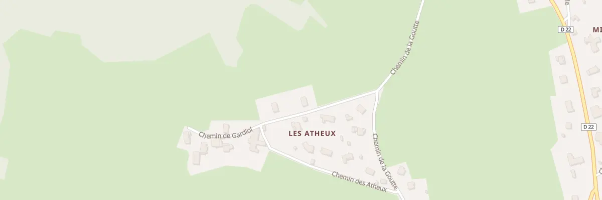 Plan du 365 Che des Atheux à Saint-Romain-les-Atheux