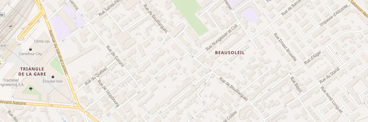 Plan du 474 Rue de Bouillargues à Nîmes