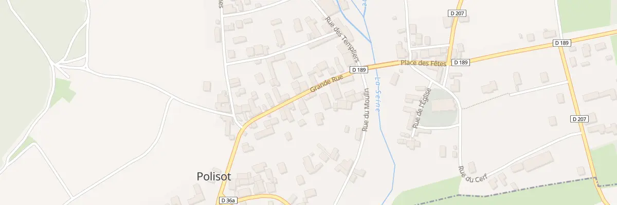 Plan du 7 Rue Grand’ Rue à Polisot