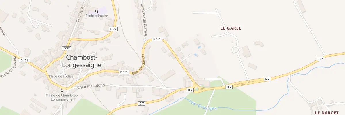 Plan du 380 Rue des Gavots à Chambost-Longessaigne