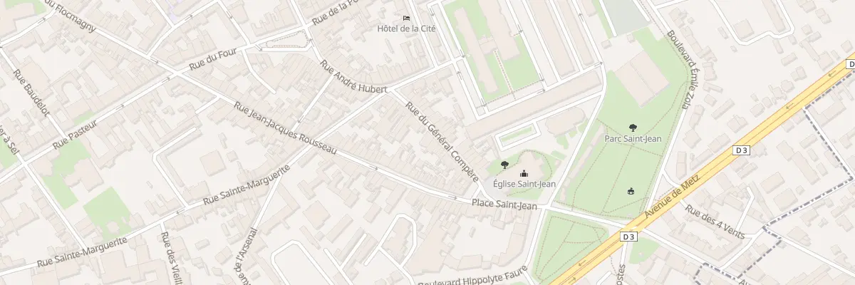 Plan du 34 Rue du Général Compère à Châlons-en-Champagne