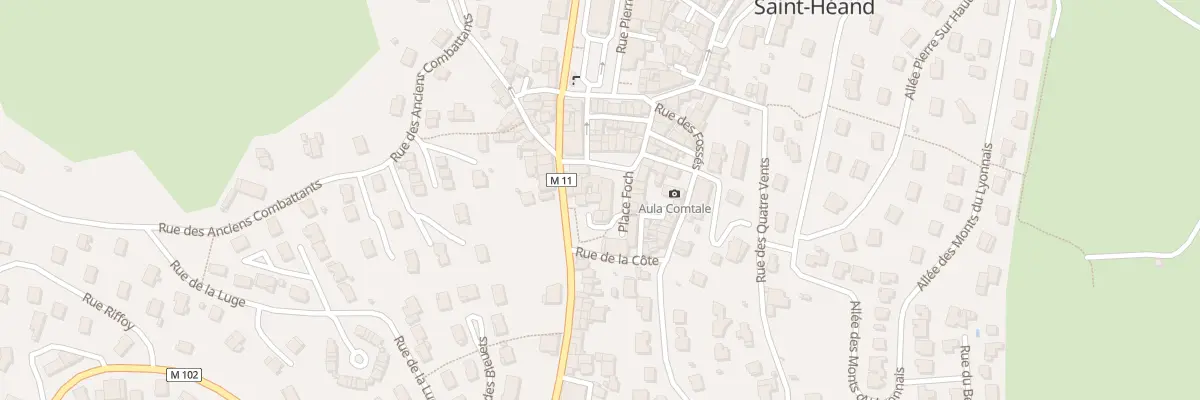 Plan du 4 Imp de la Platiere à Saint-Héand