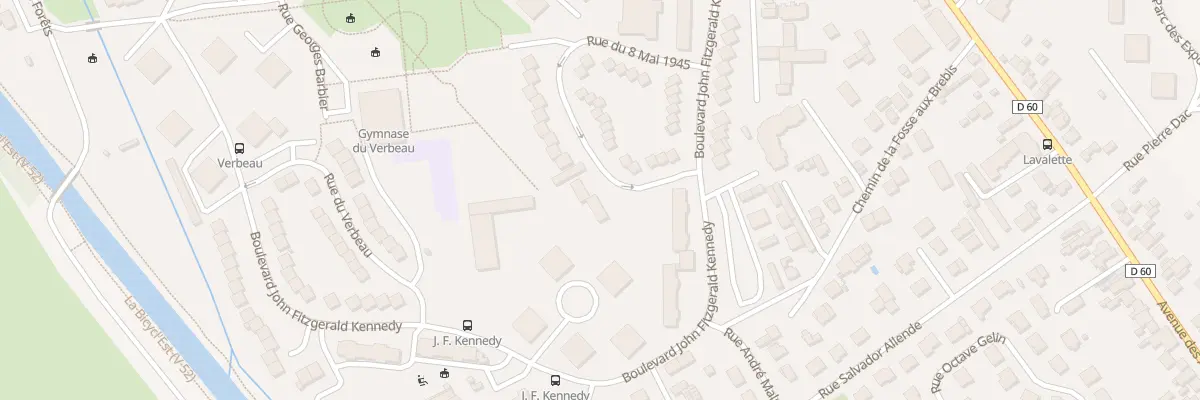 Plan du 20B Rue du 8 Mai 1945 à Châlons-en-Champagne