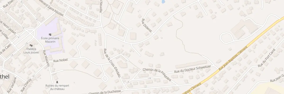 Plan du 4 Rue Jean Jacques Rousseau à Rethel