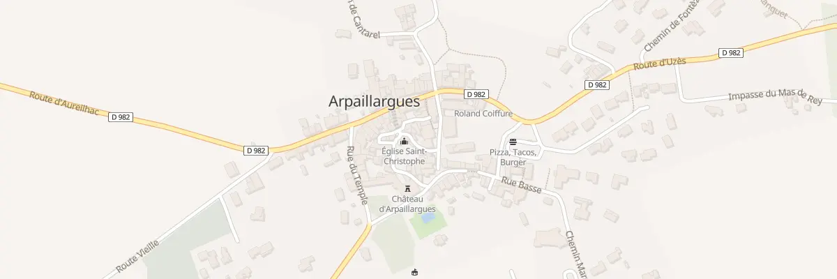 Plan du 5082 Le Village à Arpaillargues-et-Aureillac