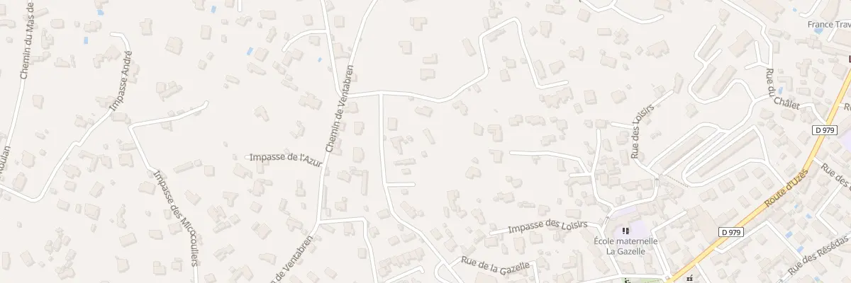 Plan du 46 Rue de la Gazelle à Nîmes